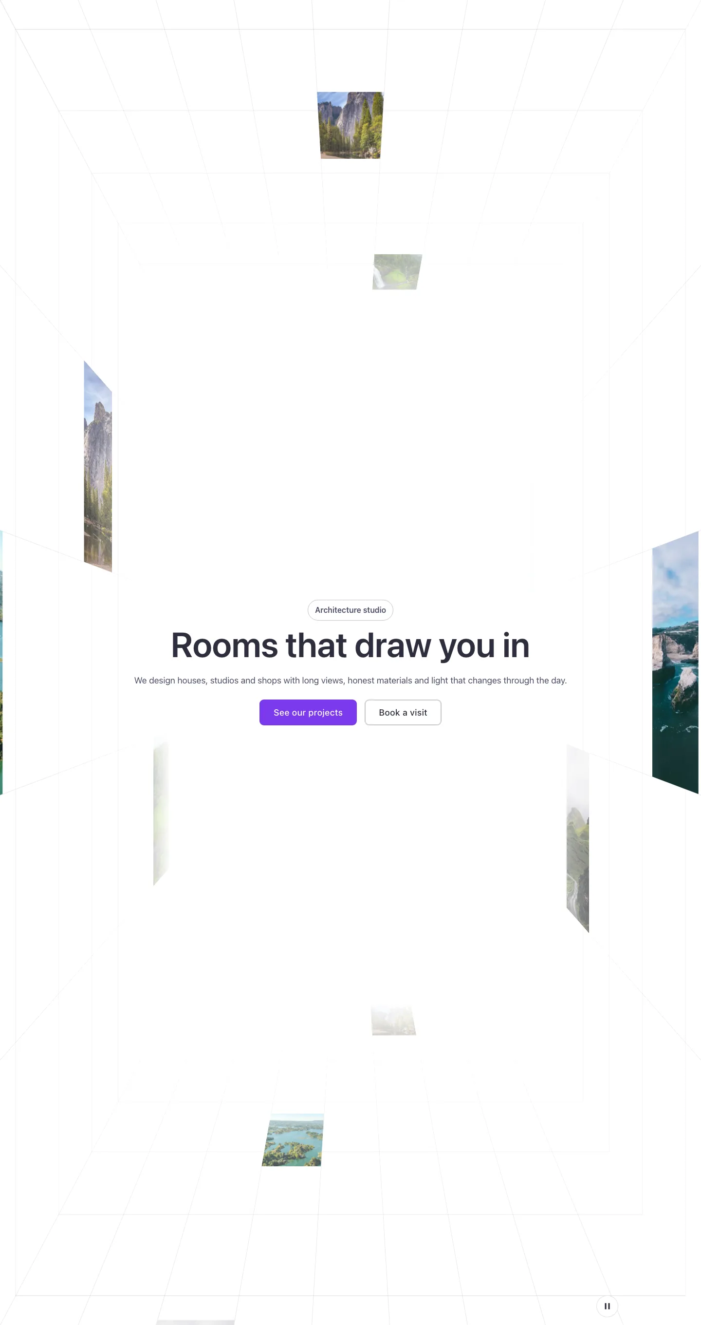 Hero · Room, desktop at 1440px wide