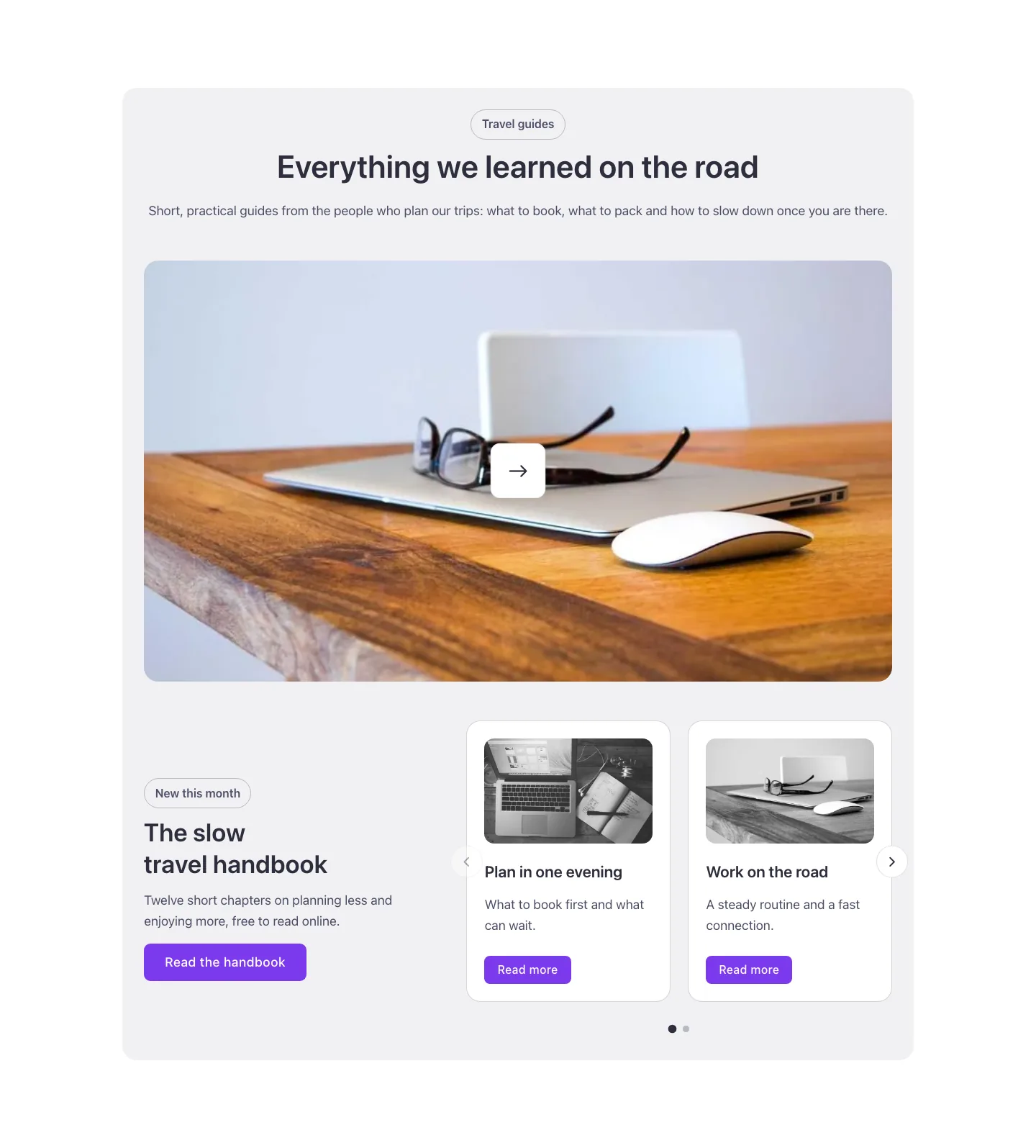 Text media · Feature, desktop at 1440px wide