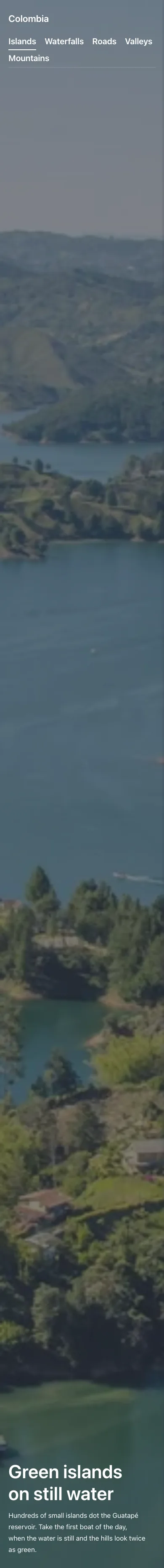Tabs · Background, on a phone at 390px wide