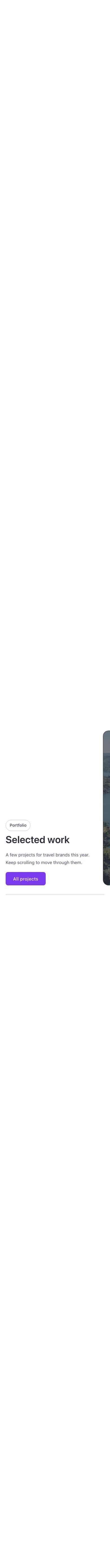 Elements · Horizontal scroll, on a phone at 390px wide