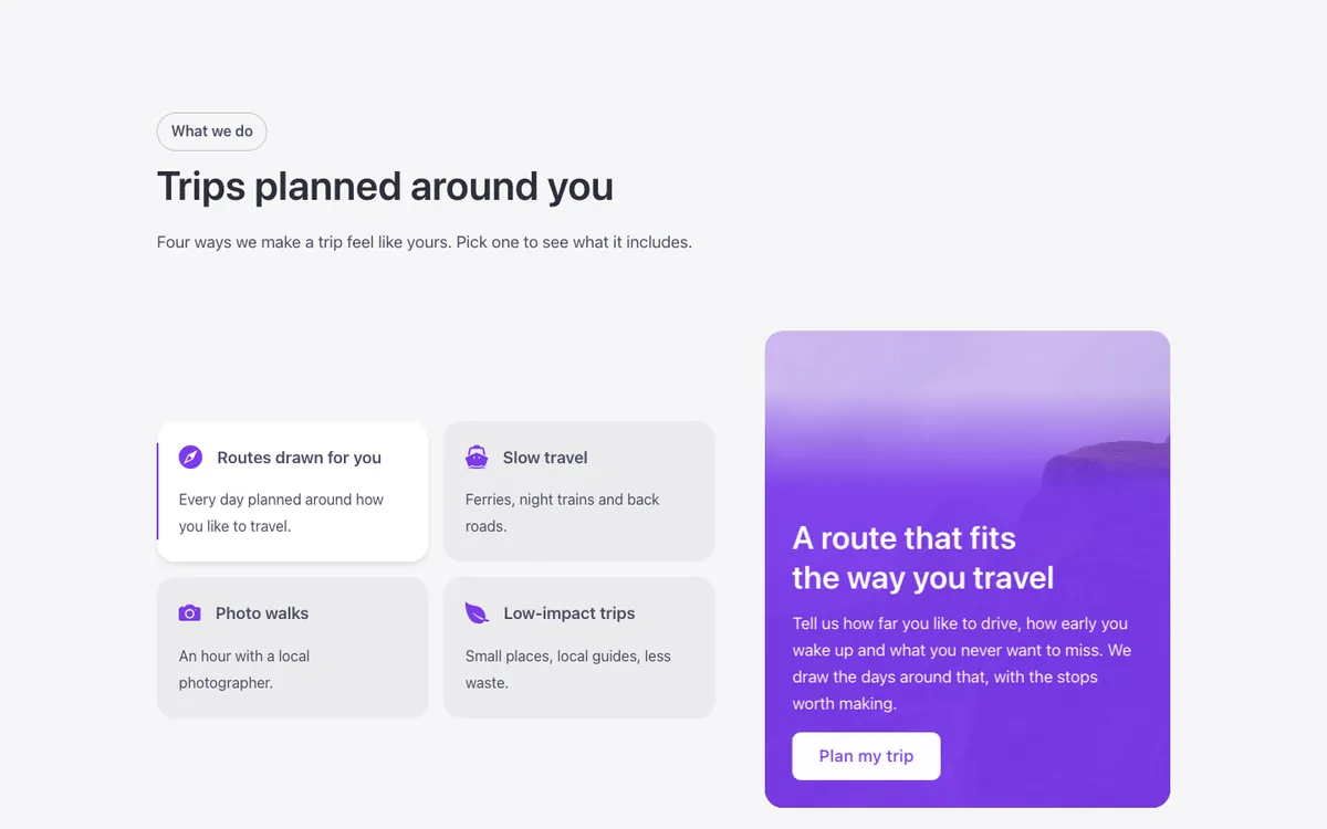 Tabs · Services