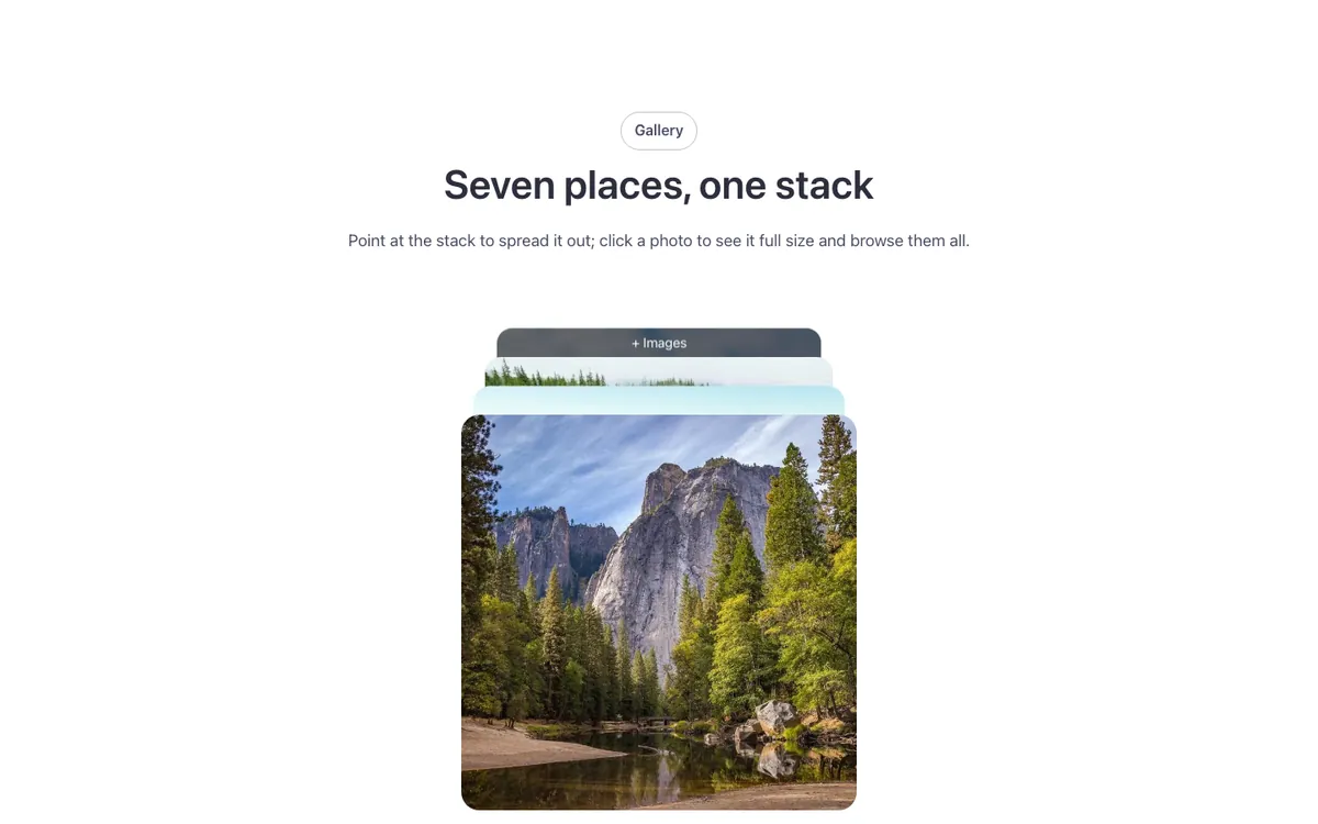 Gallery · 3D stack