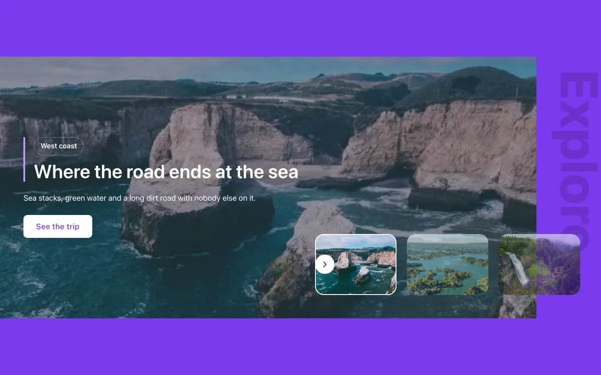 Elements · Thumbnail slider