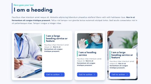 Medical template bricks