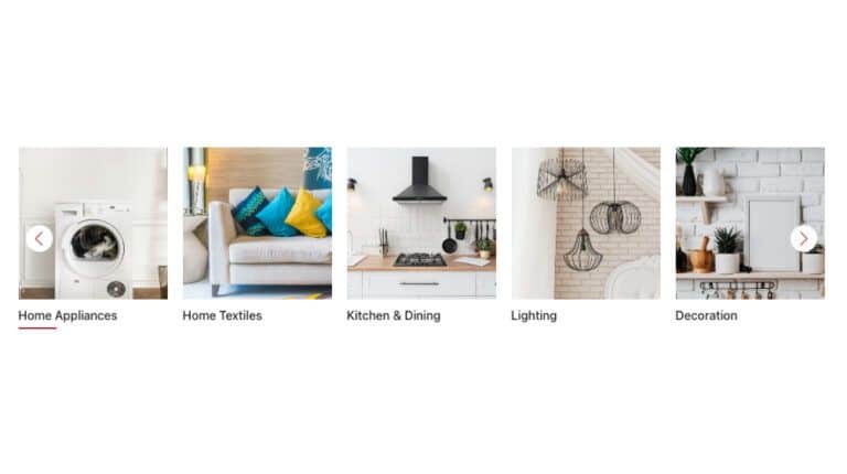 Woocommerce Category Slider