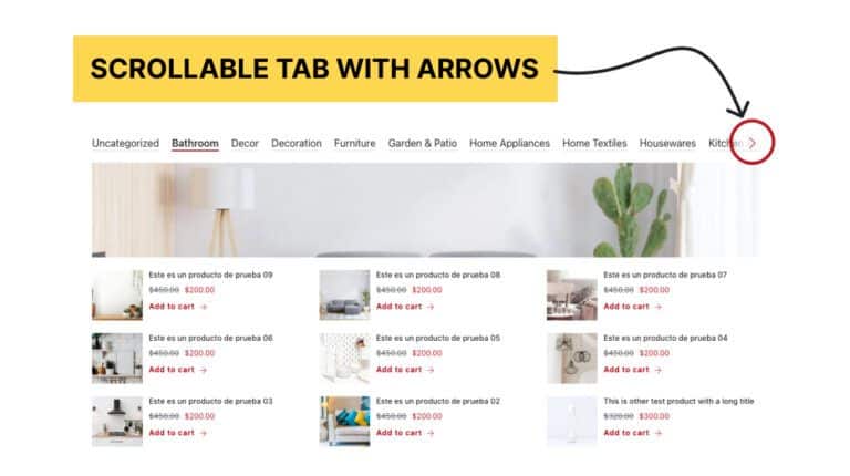 Woocommerce template