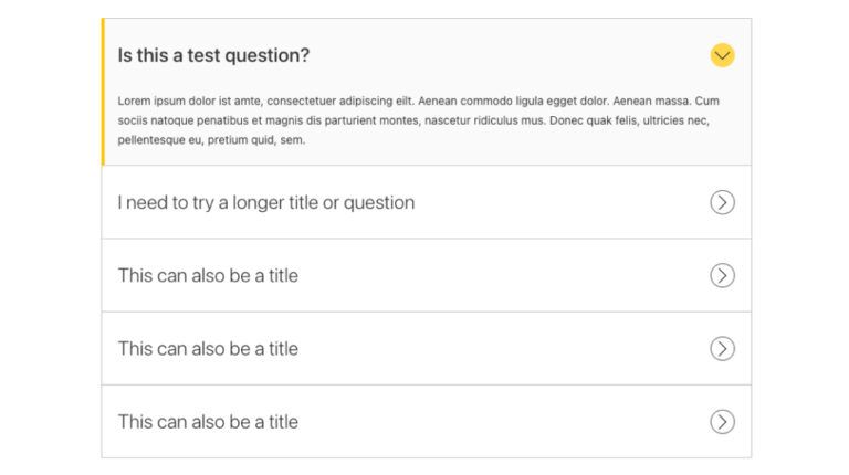 Accordion FAQs Bricks Builder