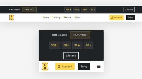 header Bricks builder