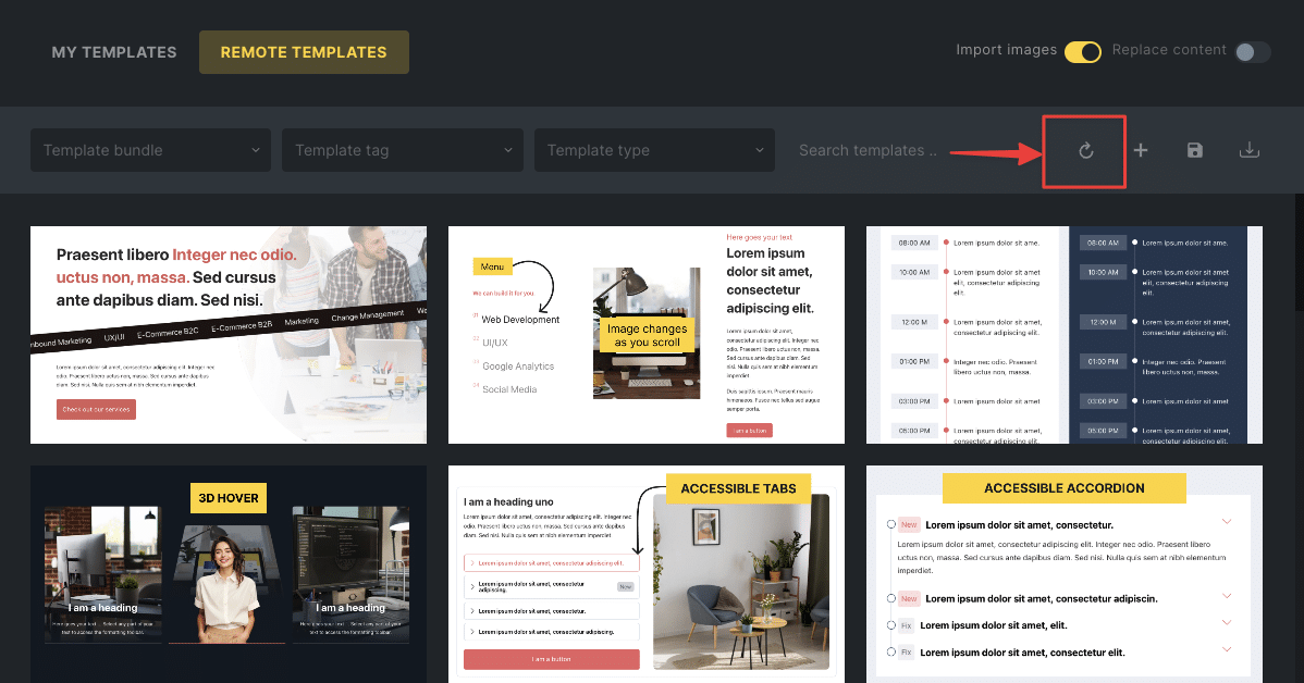 Html Remote Control Template How to import remote templates in bricks builder - Fancy Bricks