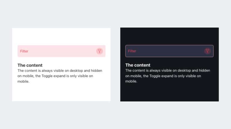 Mobile filters woocommerce bricks builder