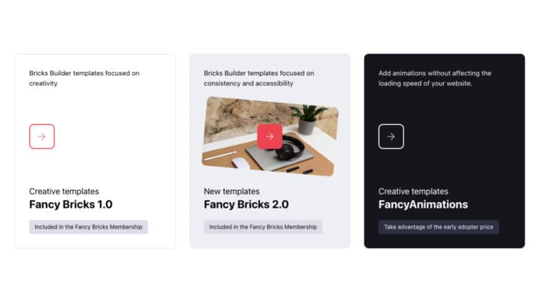 Bricks builder cards