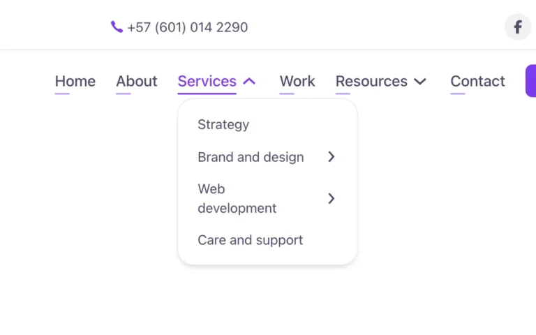 Preview of the top bar template: a header for Bricks Builder with a thin top bar for email