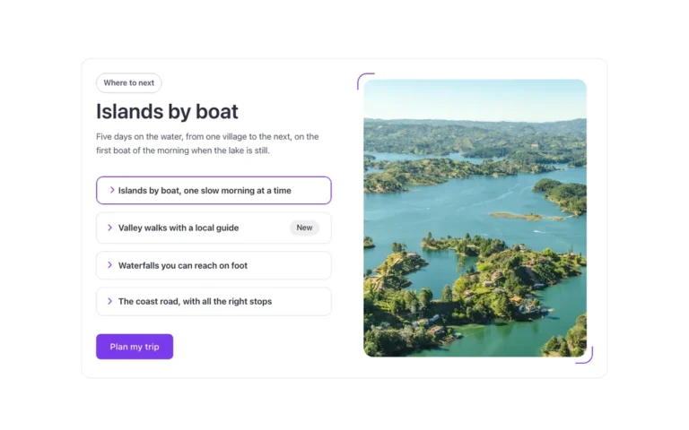Preview of the vertical template: a tabs section for Bricks Builder in one large card